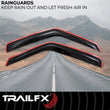 Load image into Gallery viewer, TrailFX Side Window Deflector 2141IC - Side View