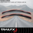 Load image into Gallery viewer, TrailFX Side Window Deflector 2446IC - Side View