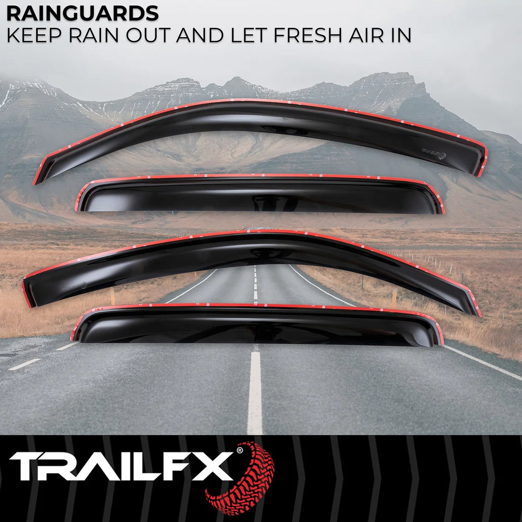 TrailFX Side Window Deflector 4056IC - Side View