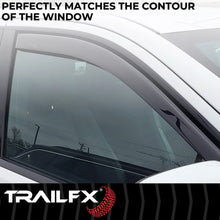 Load image into Gallery viewer, TrailFX Side Window Deflector 4056IC - Installation View