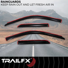 Load image into Gallery viewer, TrailFX Side Window Deflector 4101IC - Back View