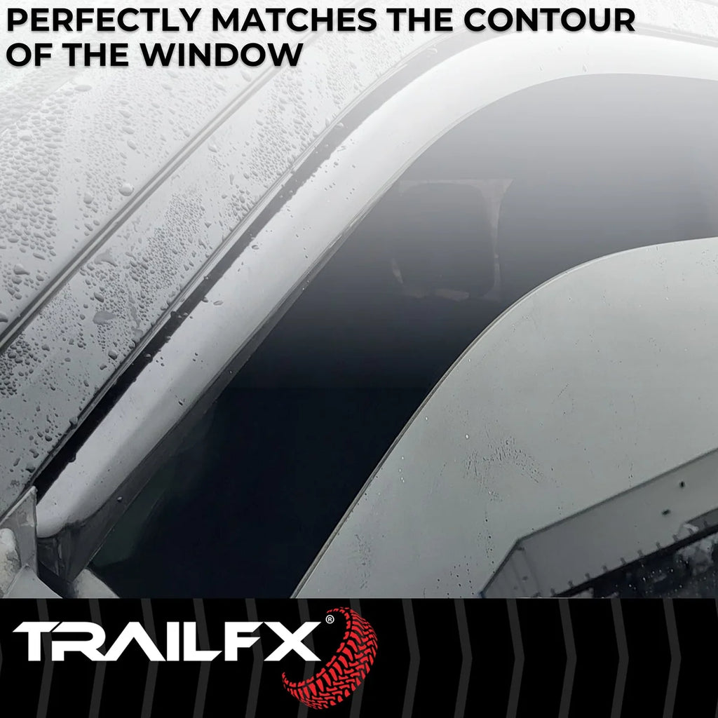 TrailFX Side Window Deflector 4109IC - Installation View