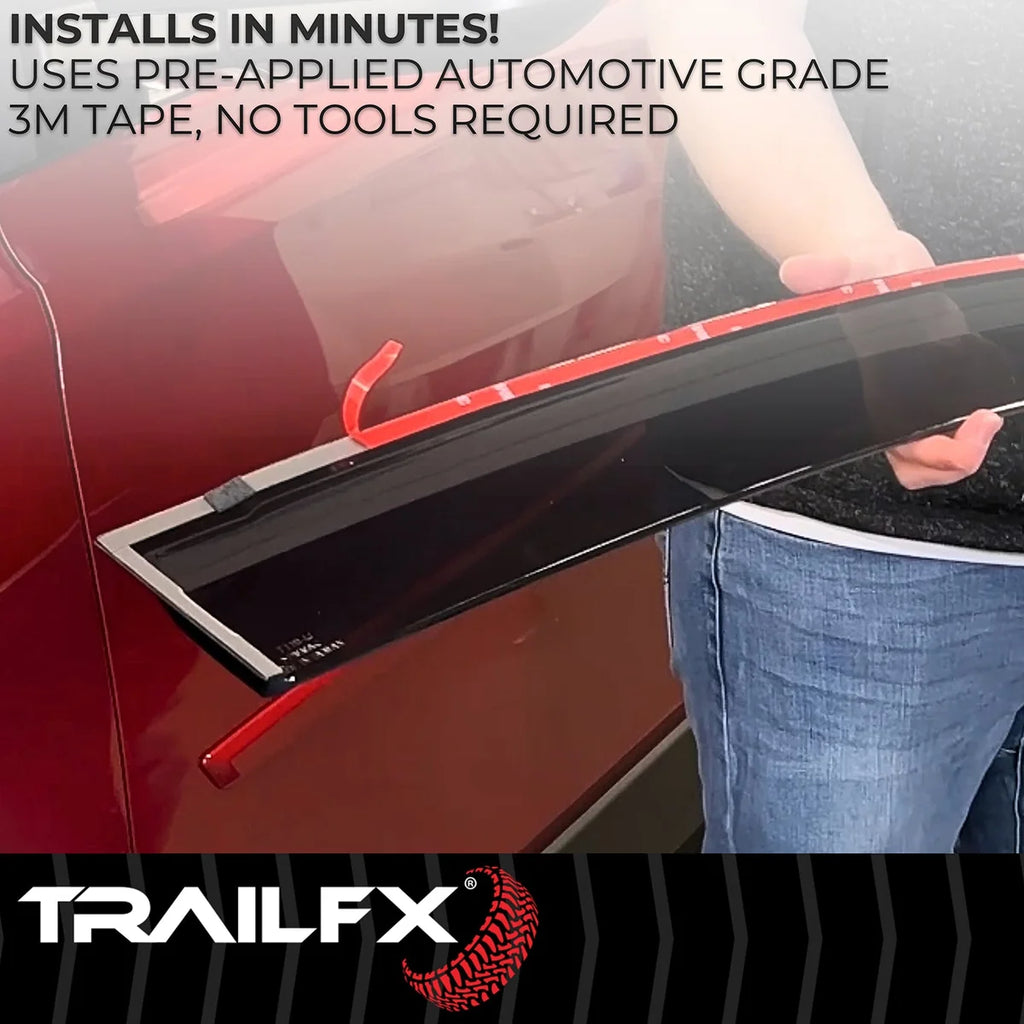 TrailFX Side Window Deflector 4231H - Back View