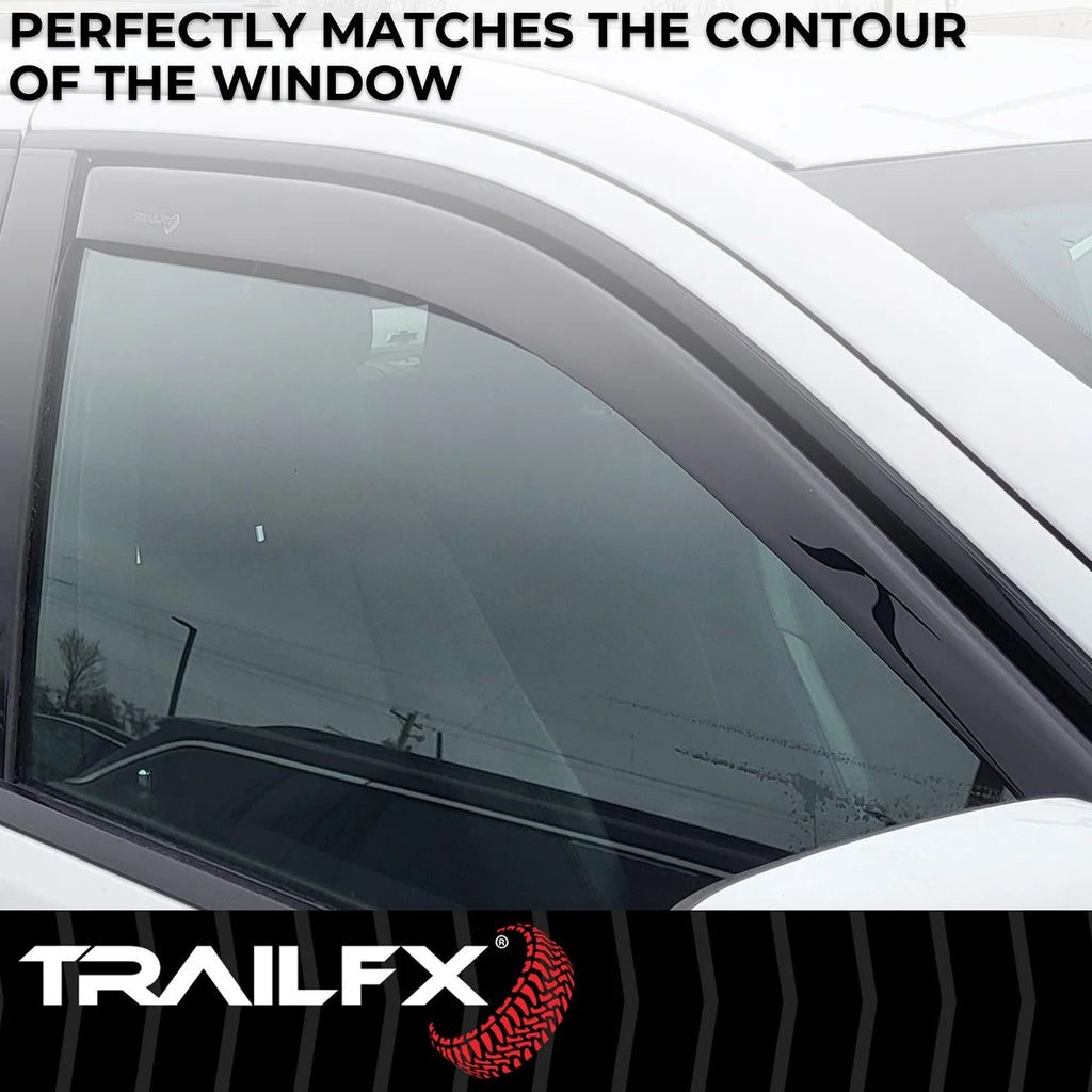 TrailFX Side Window Deflector 4242IC - Installation View