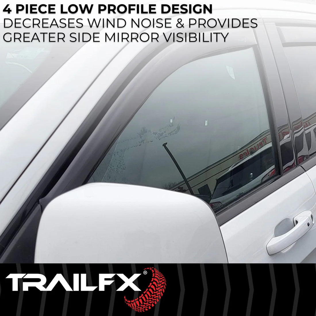 TrailFX Side Window Deflector 4252IC - Installation View