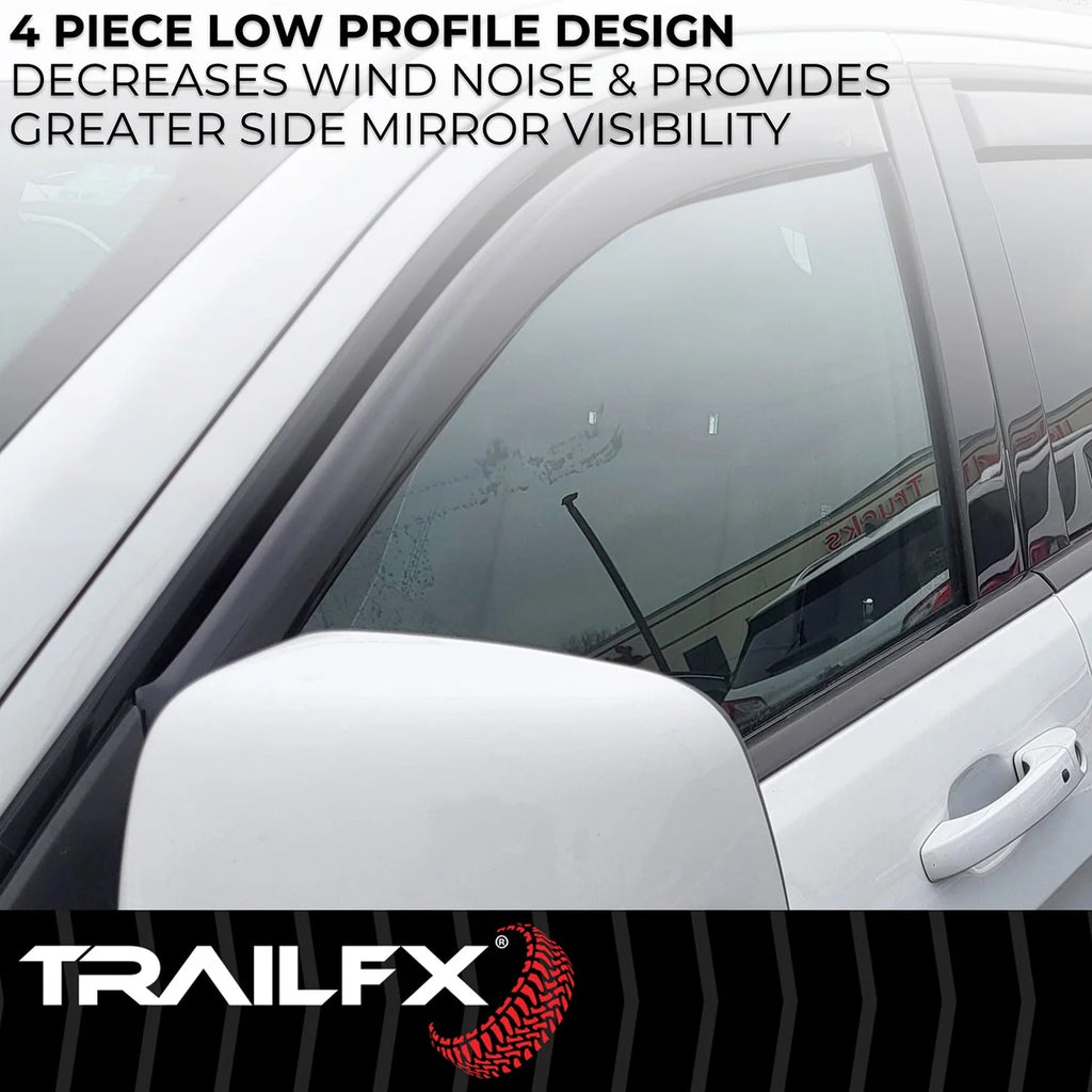 TrailFX Side Window Deflector 4252IC - Installation View