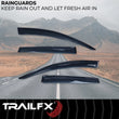 Load image into Gallery viewer, TrailFX Side Window Deflector 4269H - Side View