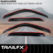 Load image into Gallery viewer, TrailFX Side Window Deflector 4355IC - Back View