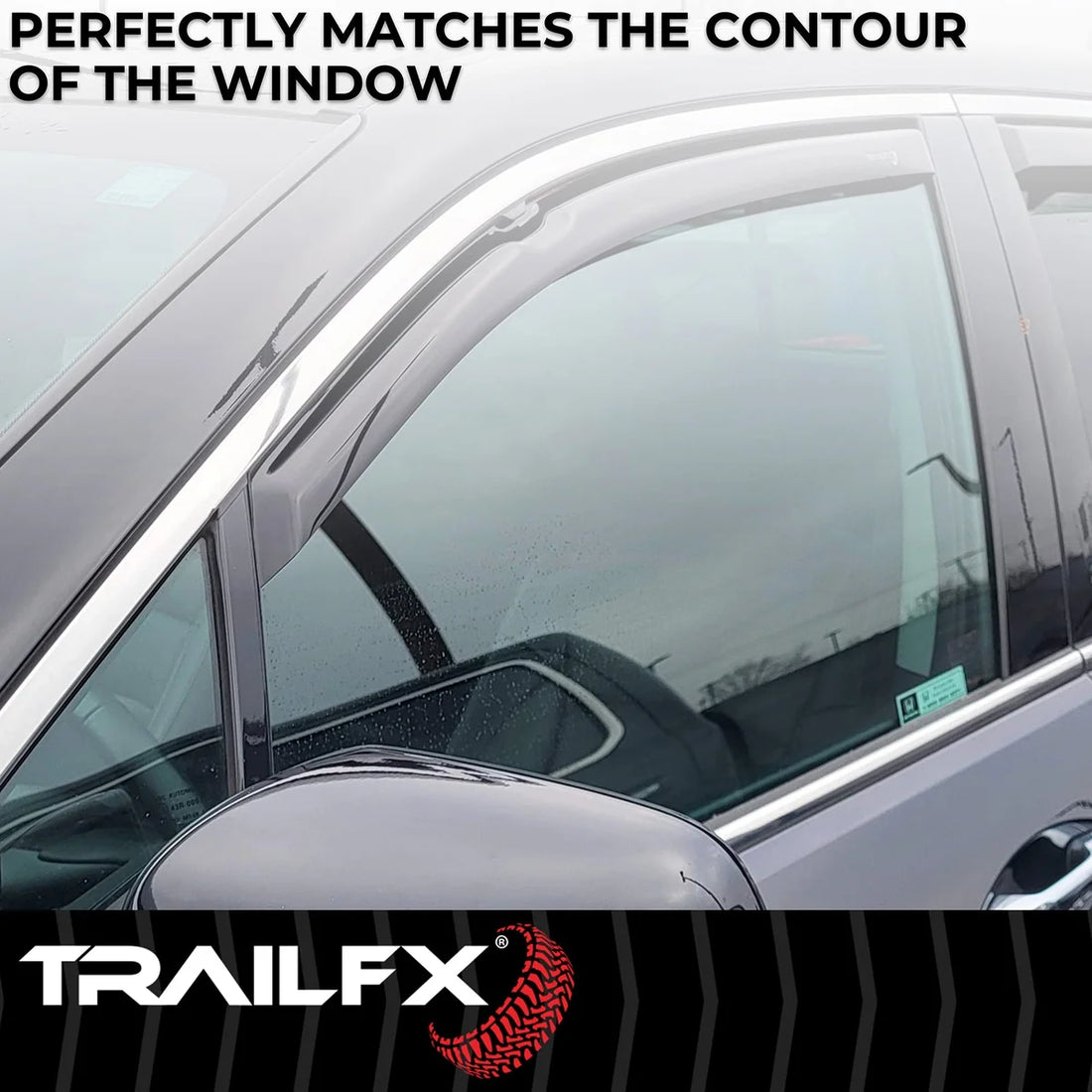 TrailFX Side Window Deflector 4355IC - Additional View 5