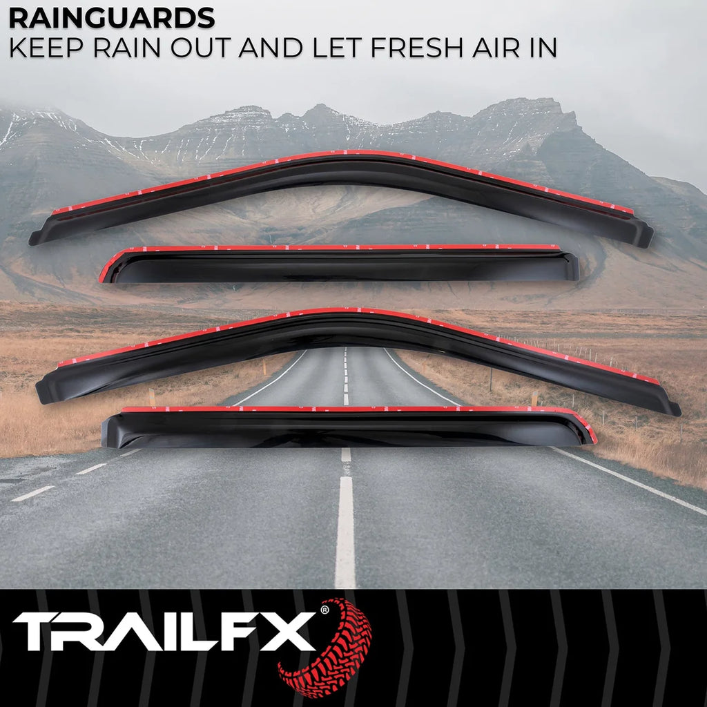 TrailFX Side Window Deflector 4381IC - Side View