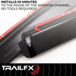 Load image into Gallery viewer, TrailFX Side Window Deflector 4381IC - Back View