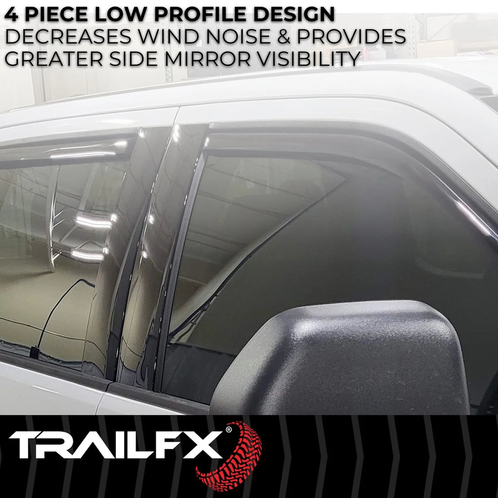 TrailFX Side Window Deflector 4381IC - Installation View