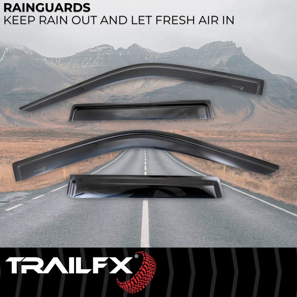 TrailFX Side Window Deflector 4704H - Back View