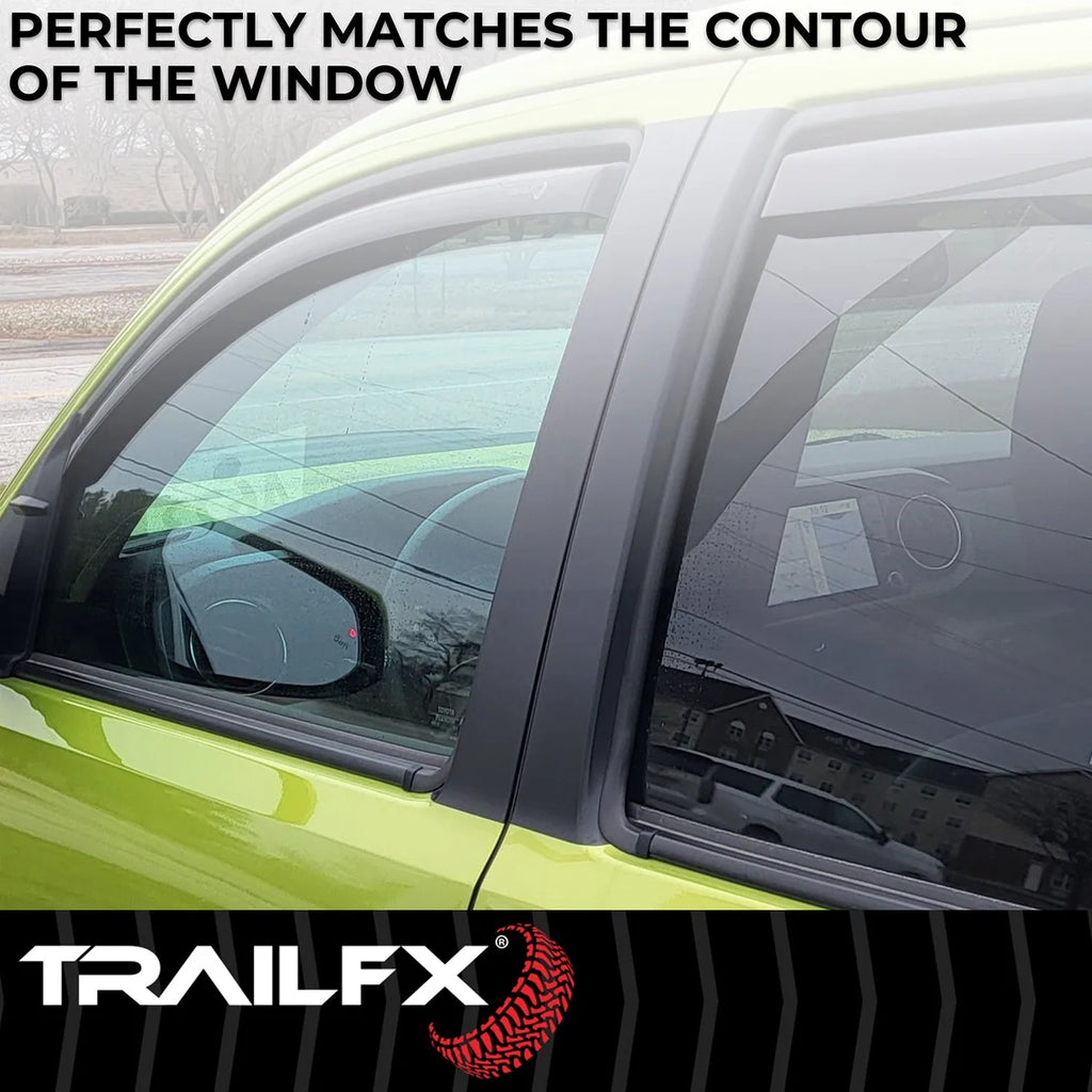 TrailFX Side Window Deflector 4768IC - Installation View