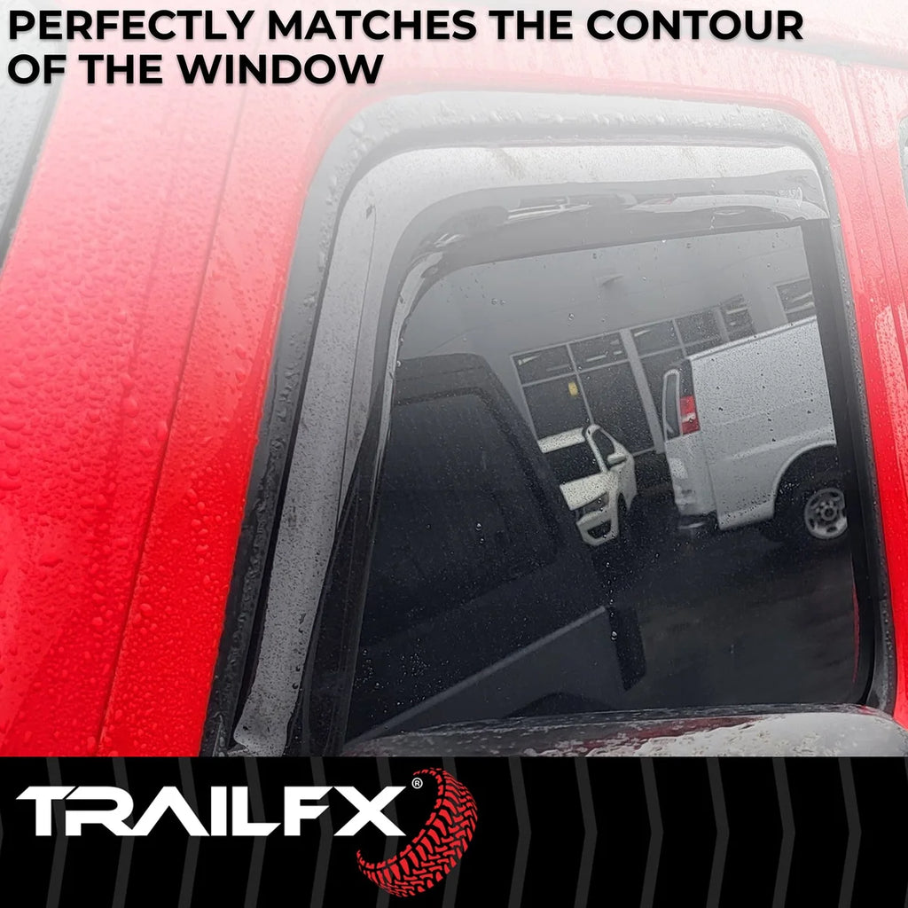 TrailFX Side Window Deflector 4811IC - Installation View