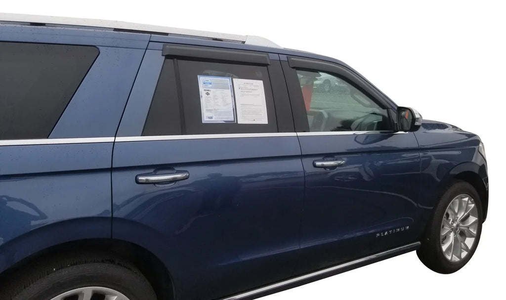 TrailFX Side Window Deflector 4812H - Back View