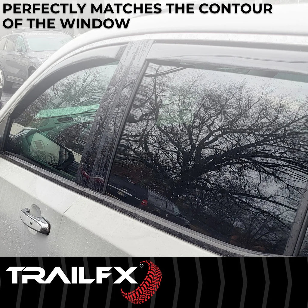 TrailFX Side Window Deflector 4812IC - Installation View