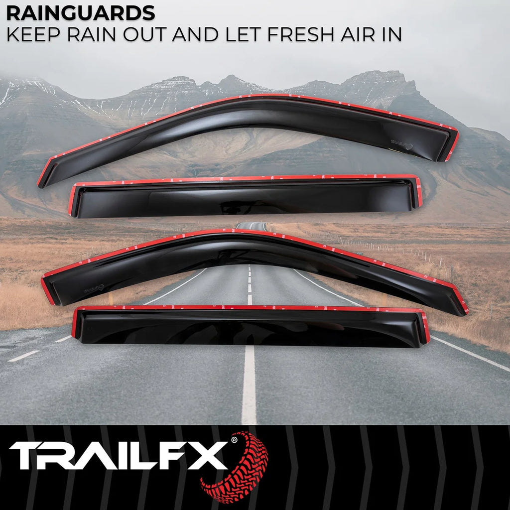 TrailFX Side Window Deflector 4888IC - Back View
