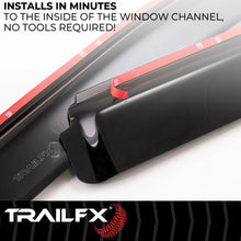 Load image into Gallery viewer, TrailFX Side Window Deflector 4953IC - Back View