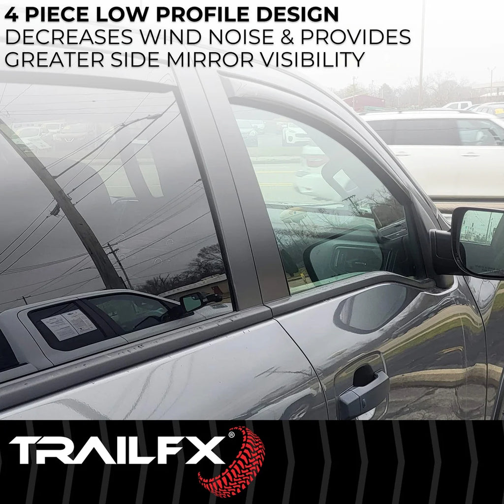 TrailFX Side Window Deflector 4977IC - Installation View
