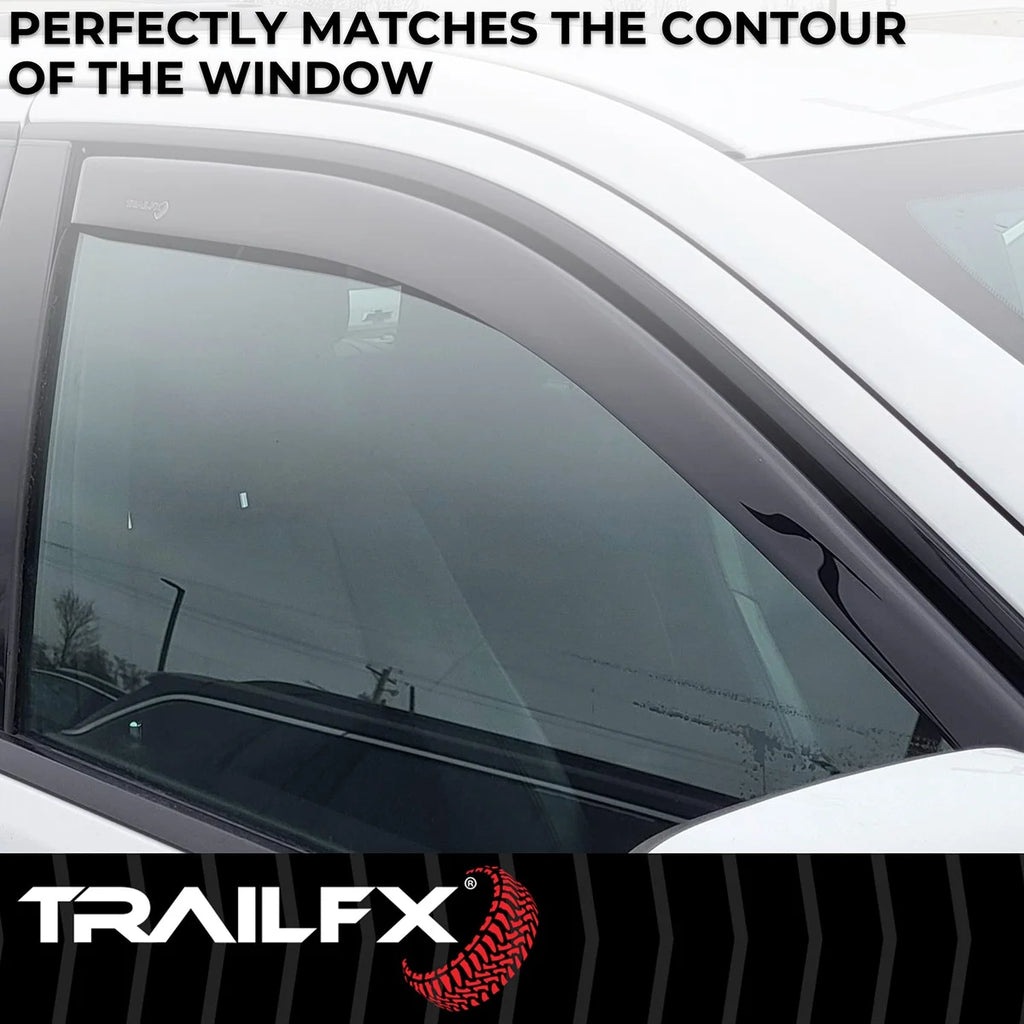 TrailFX Side Window Deflector 4995IC - Installation View