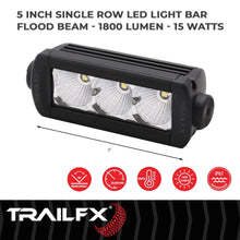 Load image into Gallery viewer, TrailFX Single Light With Wiring Harness 5SRSF - Side View