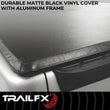 Load image into Gallery viewer, TrailFX Soft Tri-Fold Non-Lock Black Vinyl W/Alum Rails Clamp Req W/Cargo Manage System TFX1003 - Additional View 8