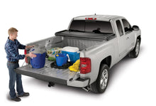 Load image into Gallery viewer, TrailFX Soft Tri-Fold Non-Lockable Black Vinyl With Aluminum Rails TFX1008 - Side View