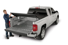 Load image into Gallery viewer, TrailFX Soft Tri-Fold Non-Lockable Black Vinyl With Aluminum Rails TFX1008 - Installation View