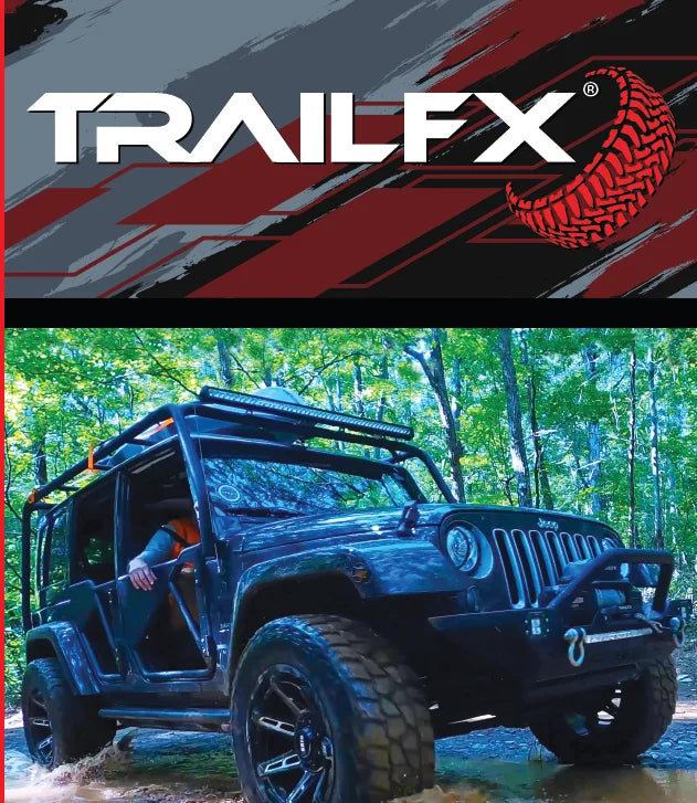 TrailFX Tape-On Smoke Acrylic Set of 4 4141H - Side View