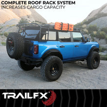 Load image into Gallery viewer, TrailFX Textured Black Powder Coat BR015T - Main Product View