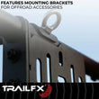 Load image into Gallery viewer, TrailFX Textured Black Powder Coat BR015T - Additional View 5