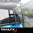 Load image into Gallery viewer, TrailFX Textured Black Powder Coat BR015T - Additional View 7