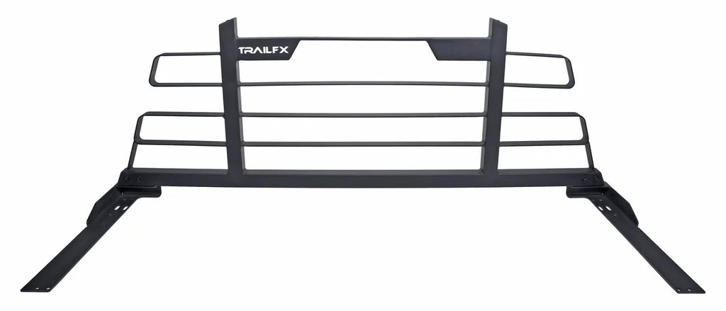 TrailFX Titanium Black powder coated steel construction. Includes mounting kit HR002B - Front View