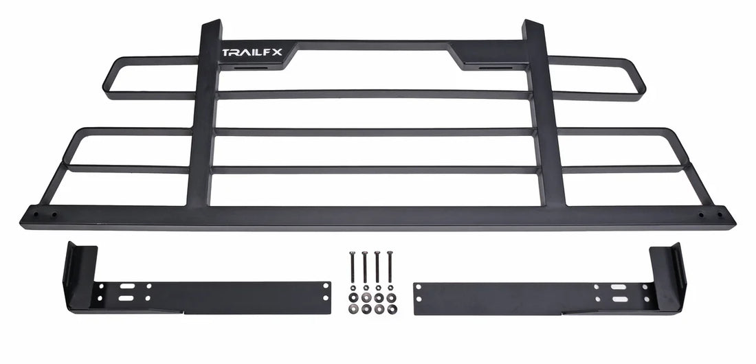 TrailFX Titanium Black powder coated steel construction. Includes mounting kit HR002B - Parts Included