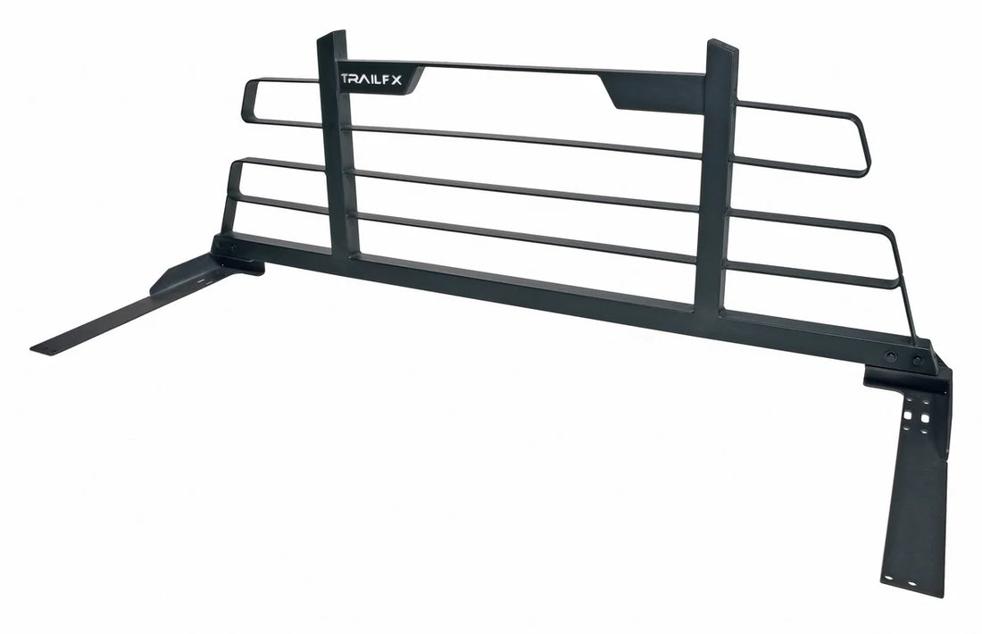 TrailFX Titanium Black powder coated steel construction. Includes mounting kit HR002B - Left Side View