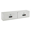 Load image into Gallery viewer, TrailFX Top Mount 2 Door Dia Tread Bright Pol 16 Gauge Alum 90x13.25x17 170901 - Top View