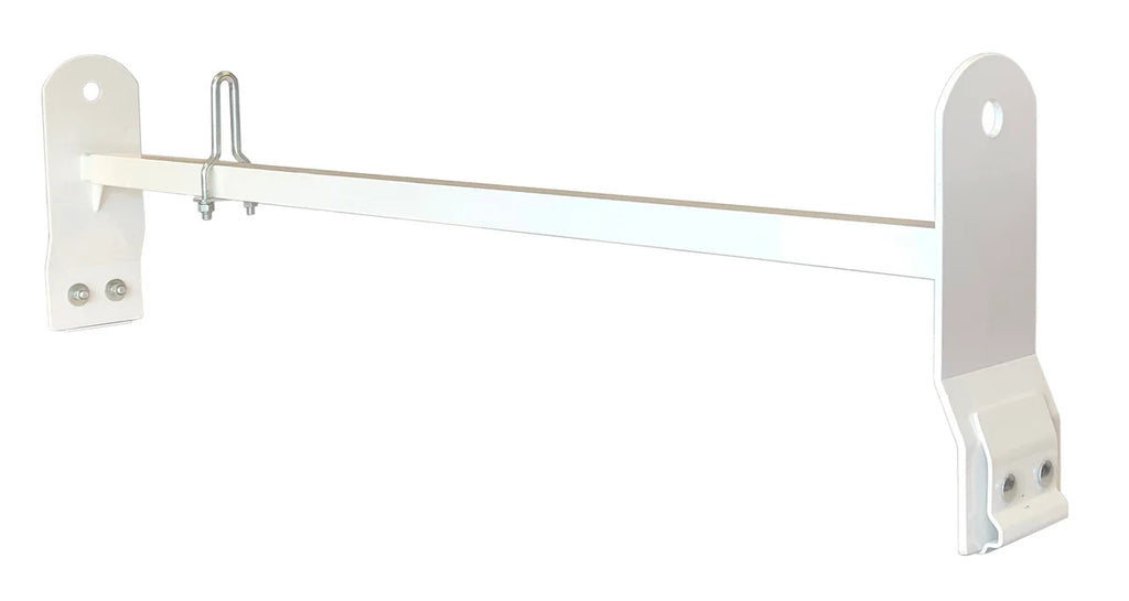 TrailFX Trail FX Universal Van Rack With Gutters Powder Coated White Steel Adds 200 Poun FCLR006W - Main Product View