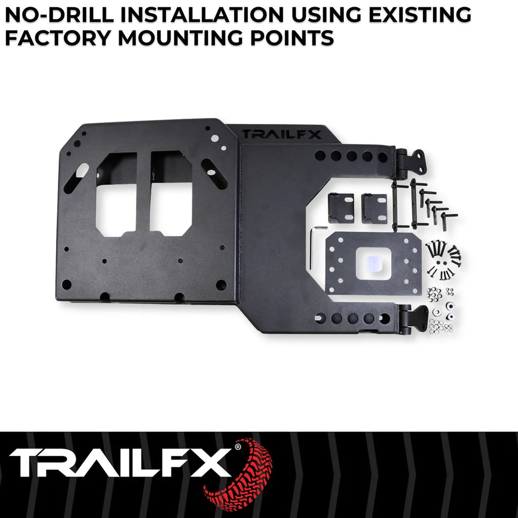 TrailFX Used With Factory Spare Tire Carrier BR010T - Back View