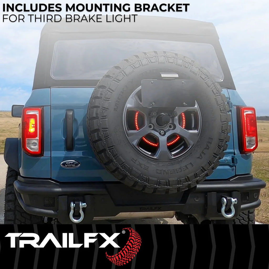 TrailFX Used With Factory Spare Tire Carrier BR010T - Installation View