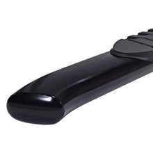 Load image into Gallery viewer, TrailFX W/Step Pads W/Bed Step 5 In Oval Bent Pwdr Ctd Black Steel Rocker Panel Mount A7044B - Main Product View