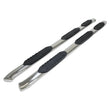 Load image into Gallery viewer, TrailFX W/Step Pads W/Bed Step 5 In Oval Straight Pol Stainless Steel Rocker Panel Mount A7058S - Main Product View