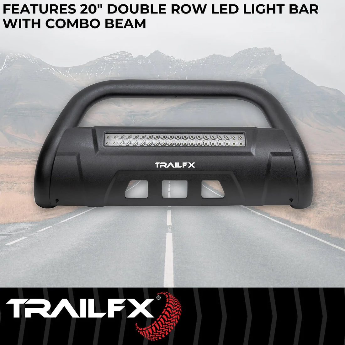 TrailFX With 20 Inch Double Row Light Bar B1614TKIT - Kit Contents