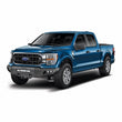Load image into Gallery viewer, TrailFX With 3 Inch LED Cube Light Cutouts/ 20 Inch Double Row Straight Light Bar Cutout FLDB010TI - Main Product View