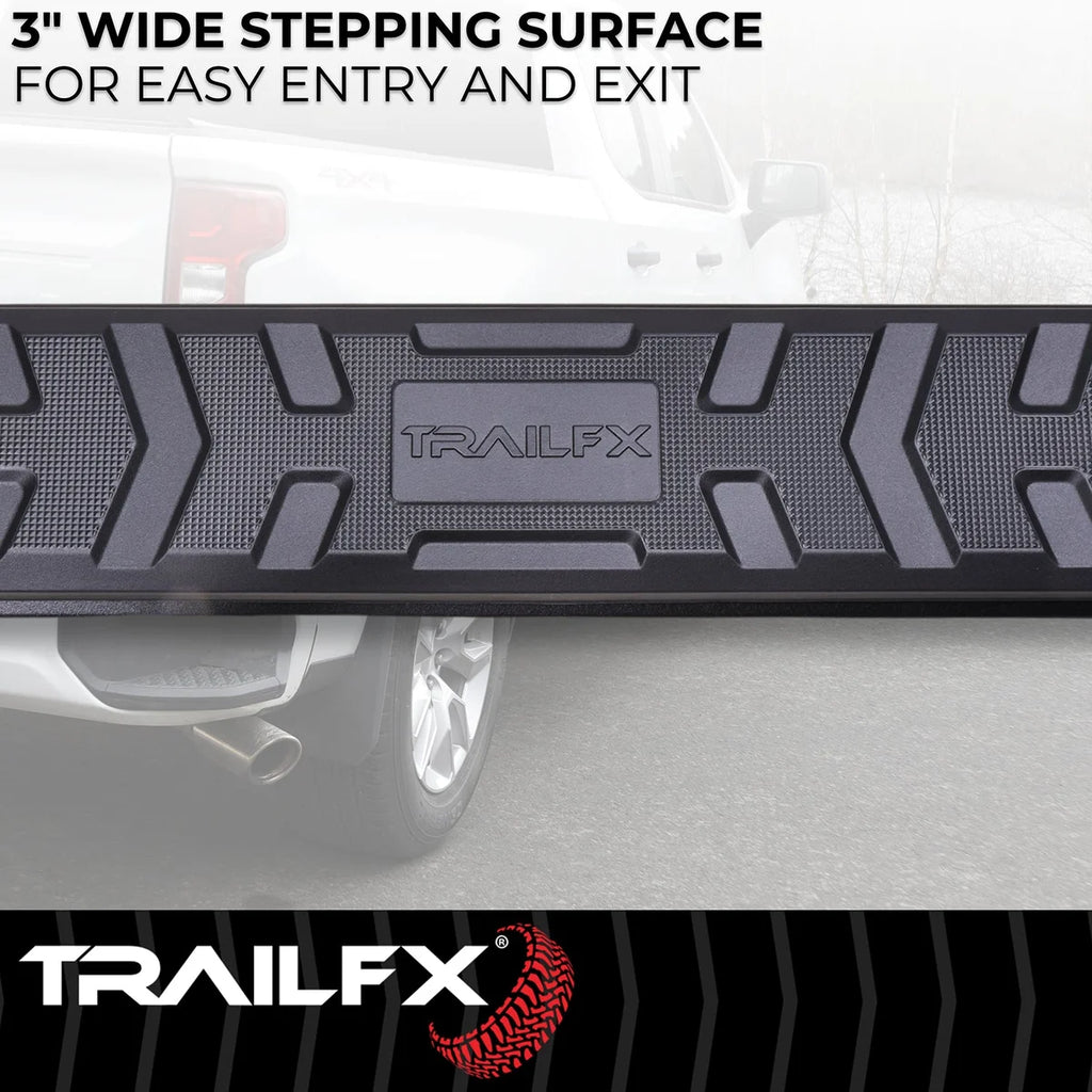 TrailFX With Plastic Bracket Covers AL4002B - Back View