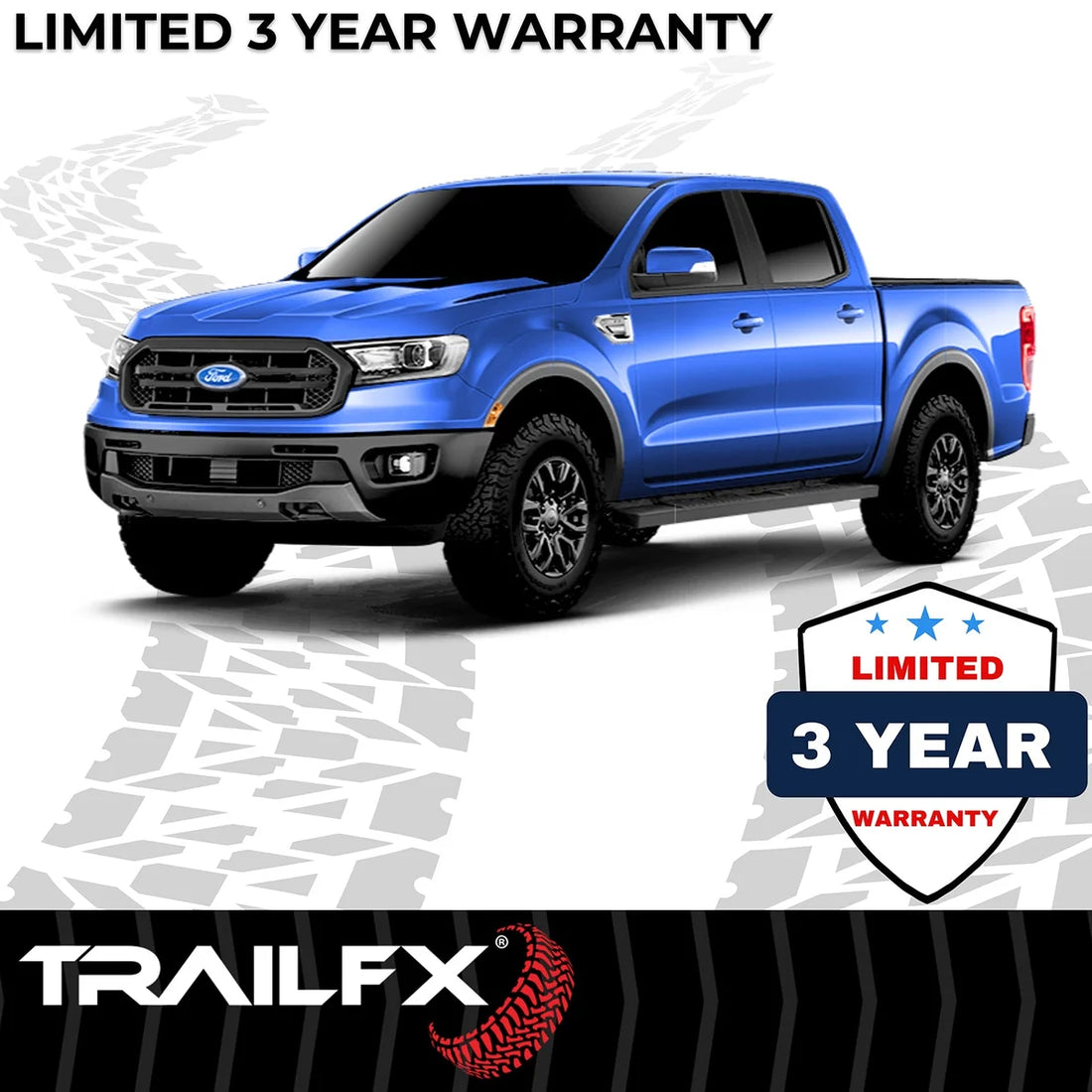 TrailFX With Plastic End Caps A4019B - Side View
