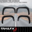 Load image into Gallery viewer, TrailFX With Polished Stainless And Black Stainless Steel Rivets/ Stainless Hardware Kit TFT3005S - Side View