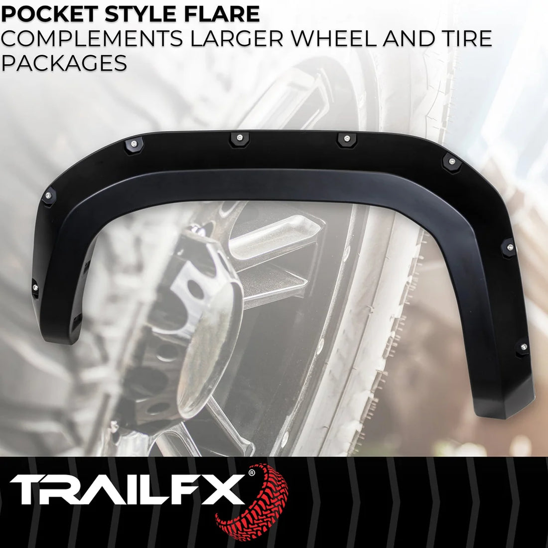 TrailFX With Polished Stainless And Black Stainless Steel Rivets/ Stainless Hardware Kit TFT3005S - Additional View 5