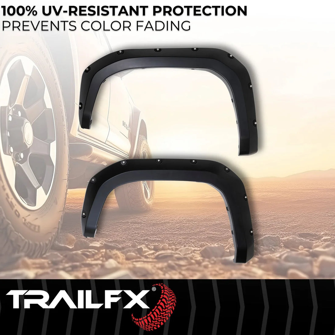 TrailFX With Polished Stainless And Black Stainless Steel Rivets/ Stainless Hardware Kit TFT3005S - Additional View 6