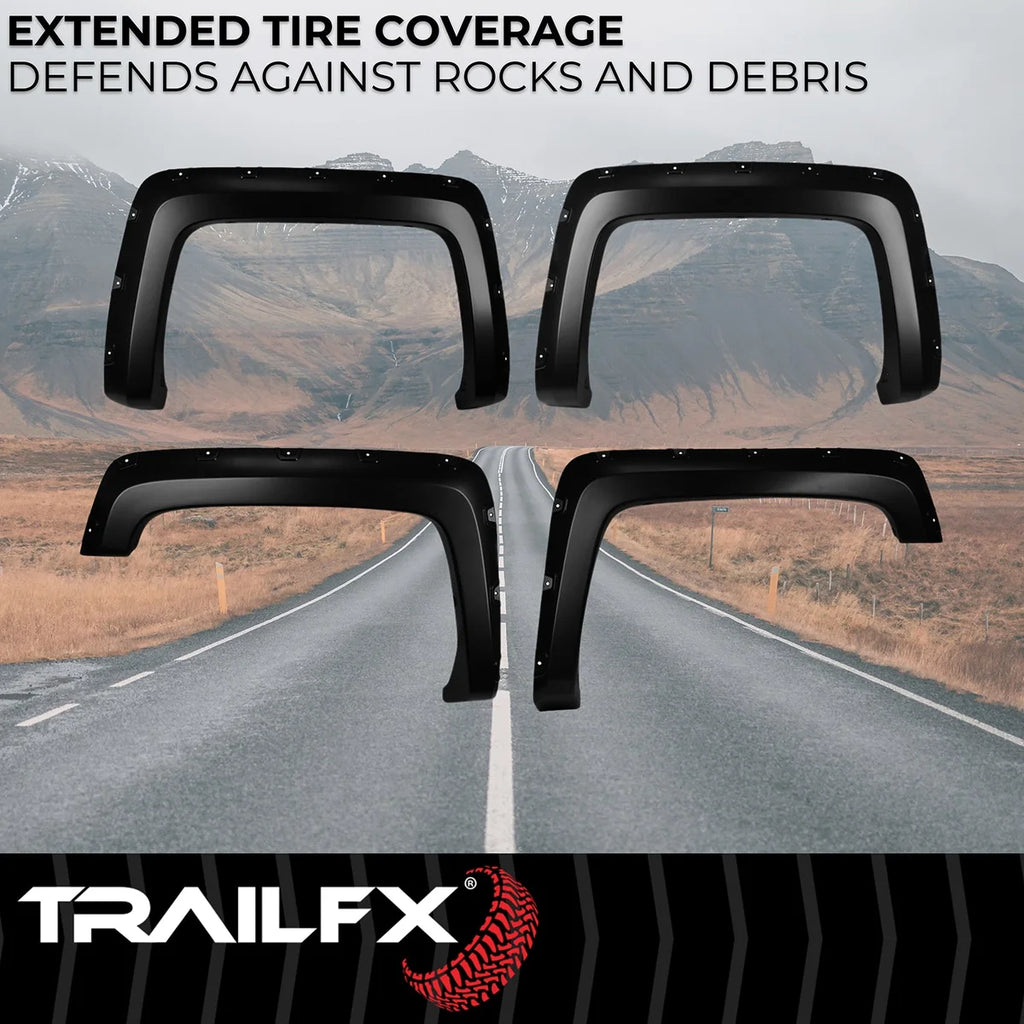 TrailFX With Polished Stainless And Black Steel Rivets/ Stainless Hardware Kit TFC3002S - Side View